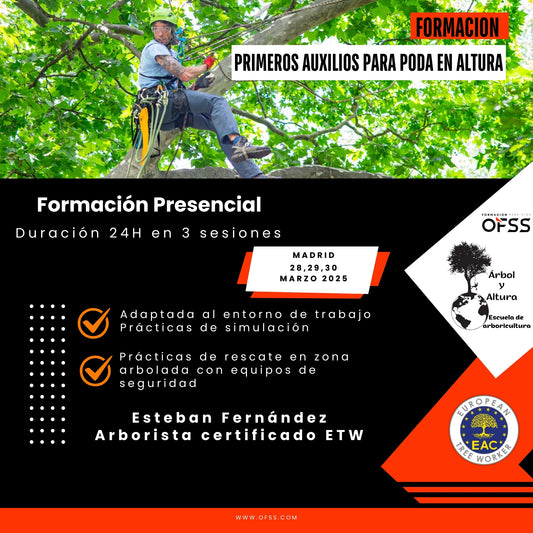 Primeros Auxilios para Poda en Altura